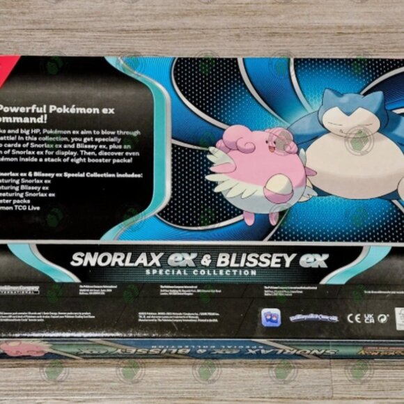 Pokemon Snorlax Ex & Blissey Ex Special Collection Box **NEW and SEALED** - Picture 2 of 2